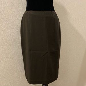 Chocolate Brown Pencil Skirt